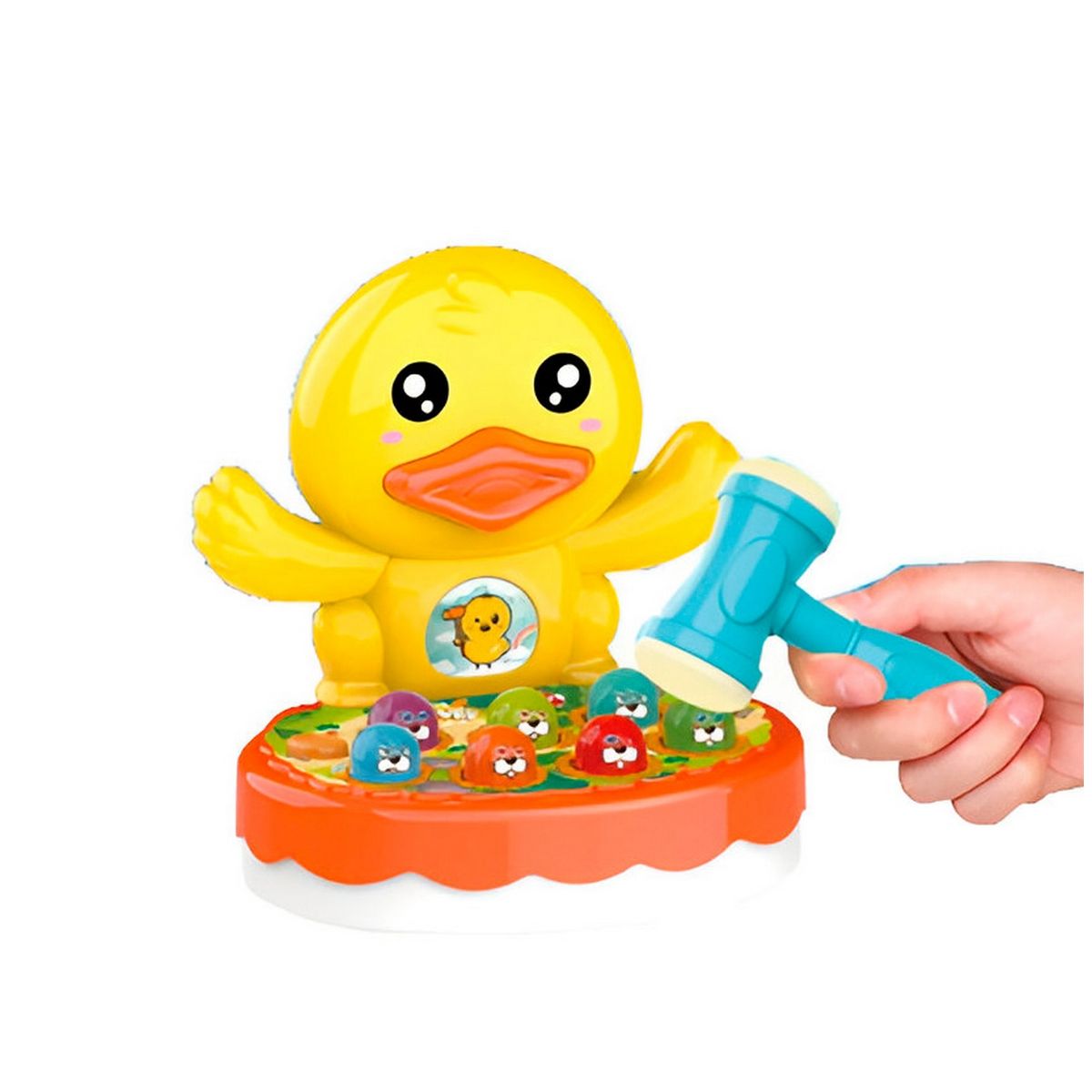 GENERICO - Juego De Mesa Golpea Al Topo Martillo Pato + Baterias