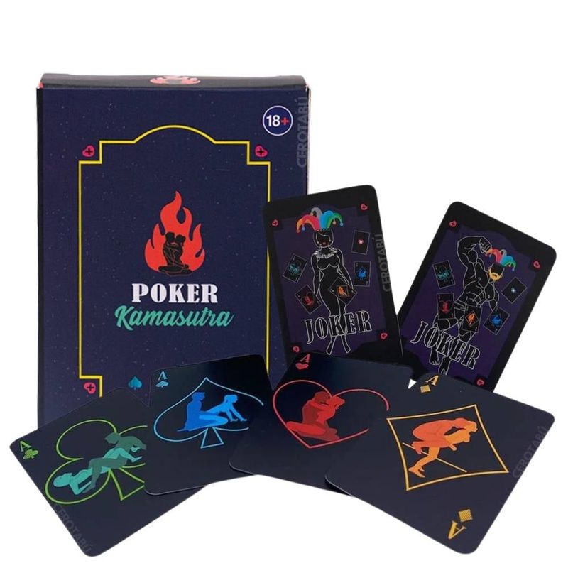 GENERICO - Juego De Mesa Erótico Adultos Cartas Poker Kamasutra Hetero