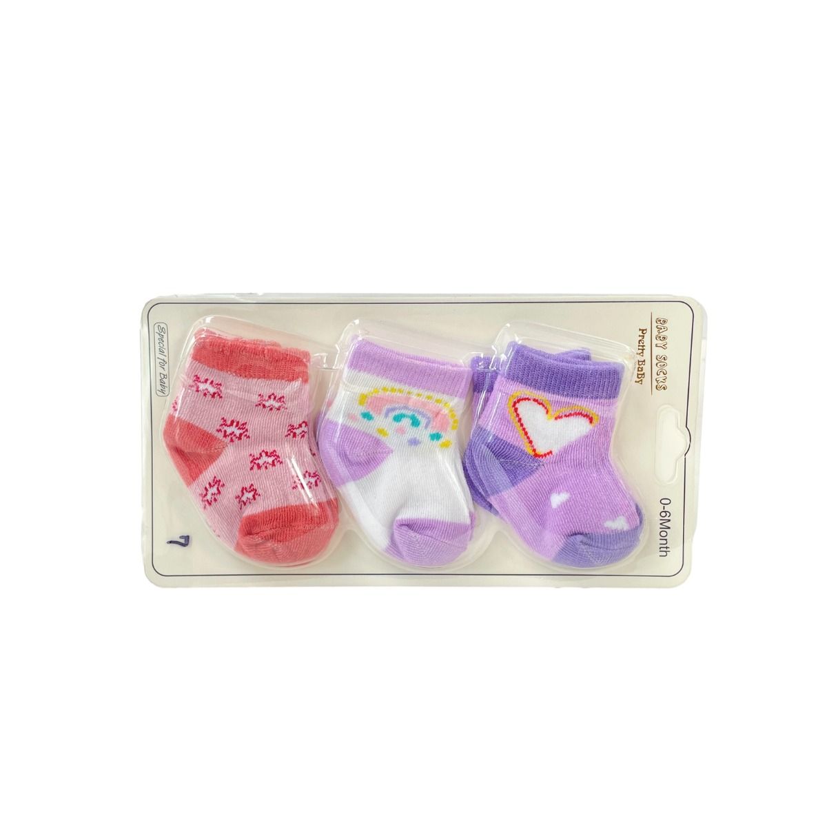 MUNDO BEBE - Set Medias x 3 Para Niño Niña  Para Bebés_.