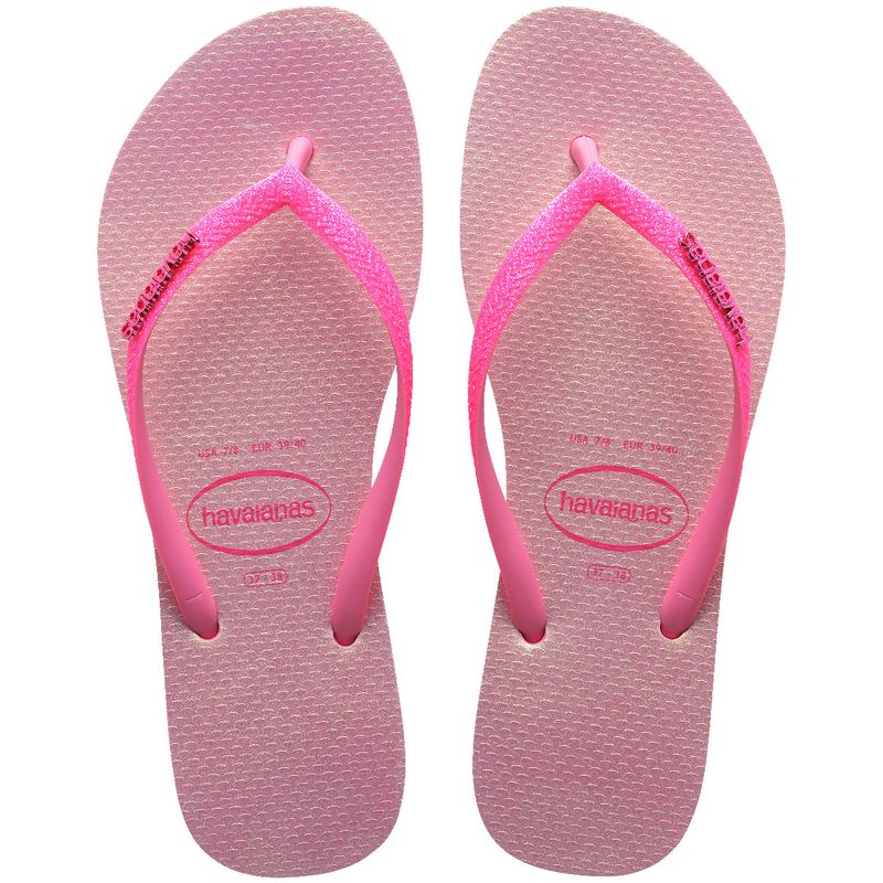 HAVAIANAS - Chanclas Sandalias Havaianas Glitter Iridescent Mujer Rosa