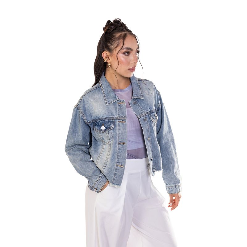DREAMER - Chaqueta Denim Para Mujer_.