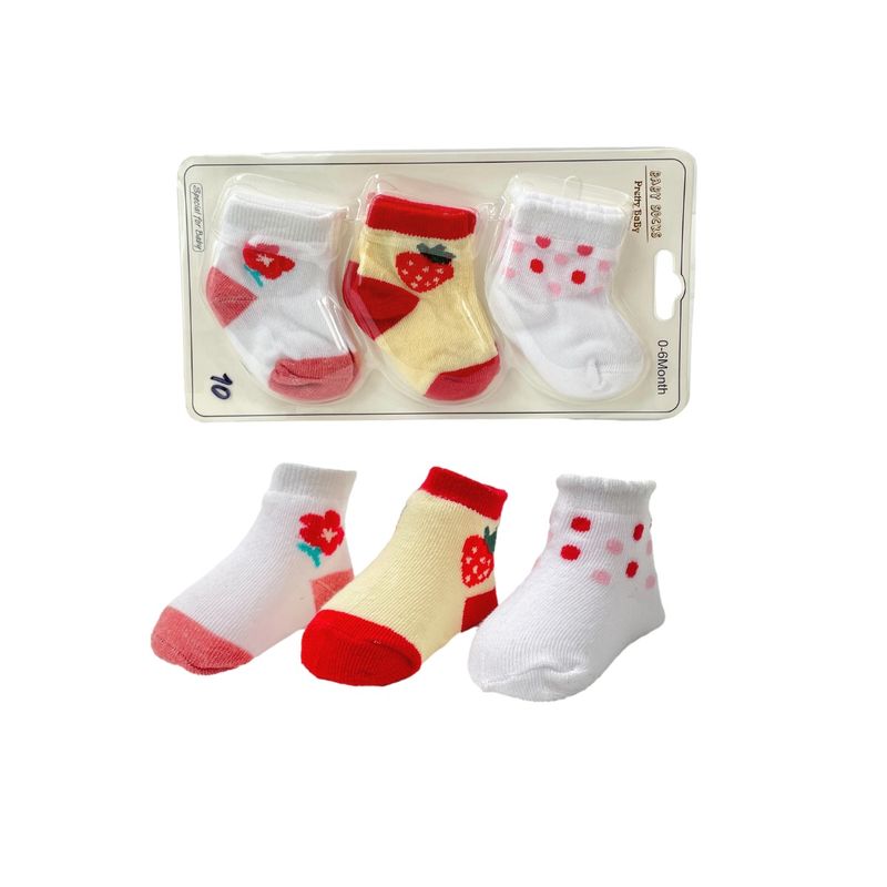 MUNDO BEBE - Set Medias x 3 Para Niño Niña  Para Bebés_.