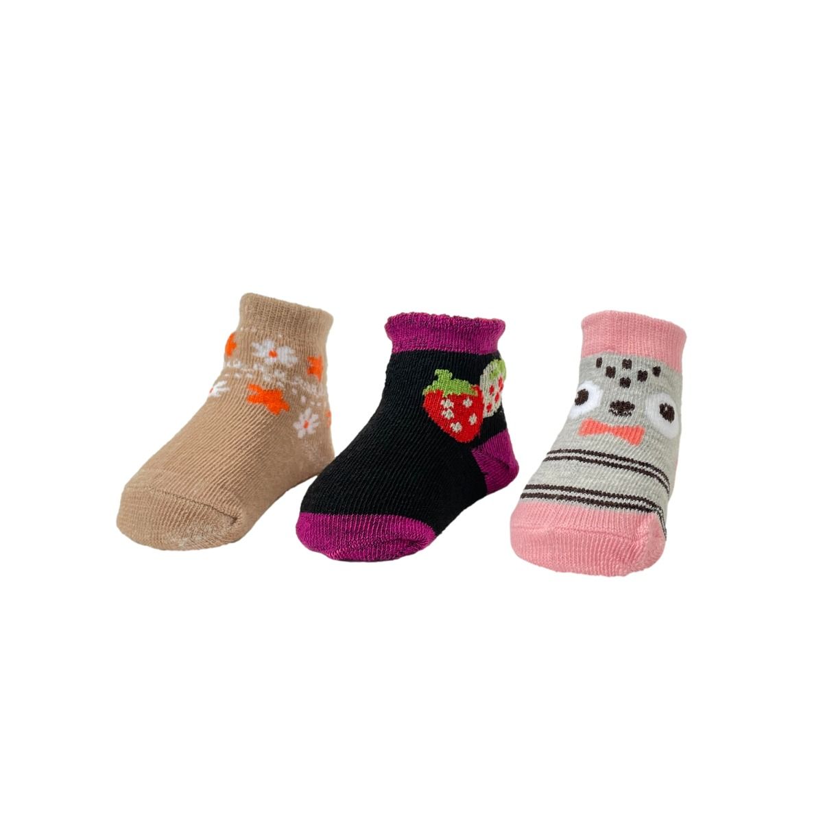 MUNDO BEBE - Set Medias x 3 Para Niño Niña  Para Bebés_.