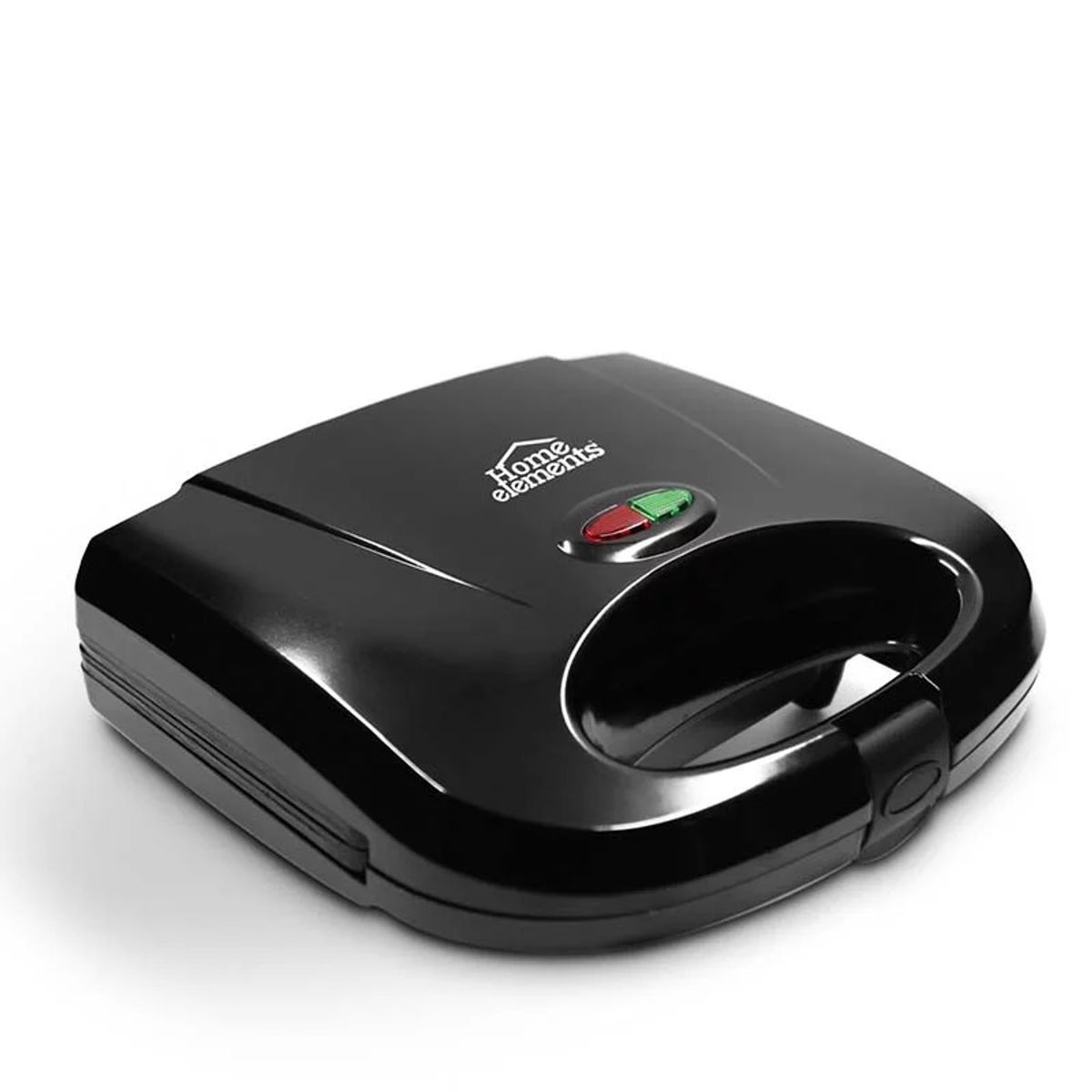 HOME ELEMENTS - Sanduchera Grill Asador 2 en 1 - Home Elements- Negra