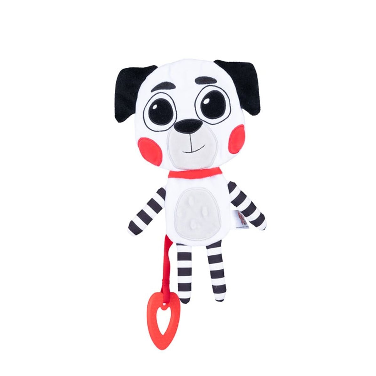 BALIBAZOO - Peluche Perrito Sensorial Y Mordedor De Contraste BaliBazoo