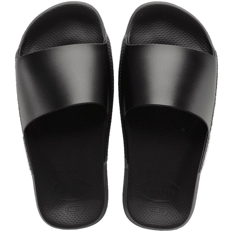 HAVAIANAS - Chanclas Sandalias Havaianas Unisex Slide Clásica Negro