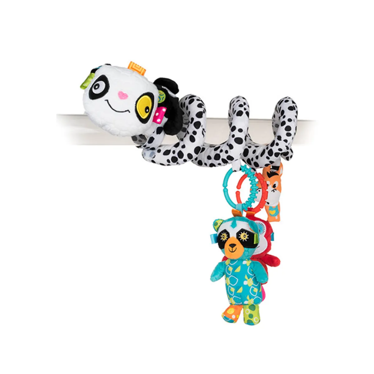 BALIBAZOO - Peluche Colgante En Espiral Panda Actividad BaliBazoo