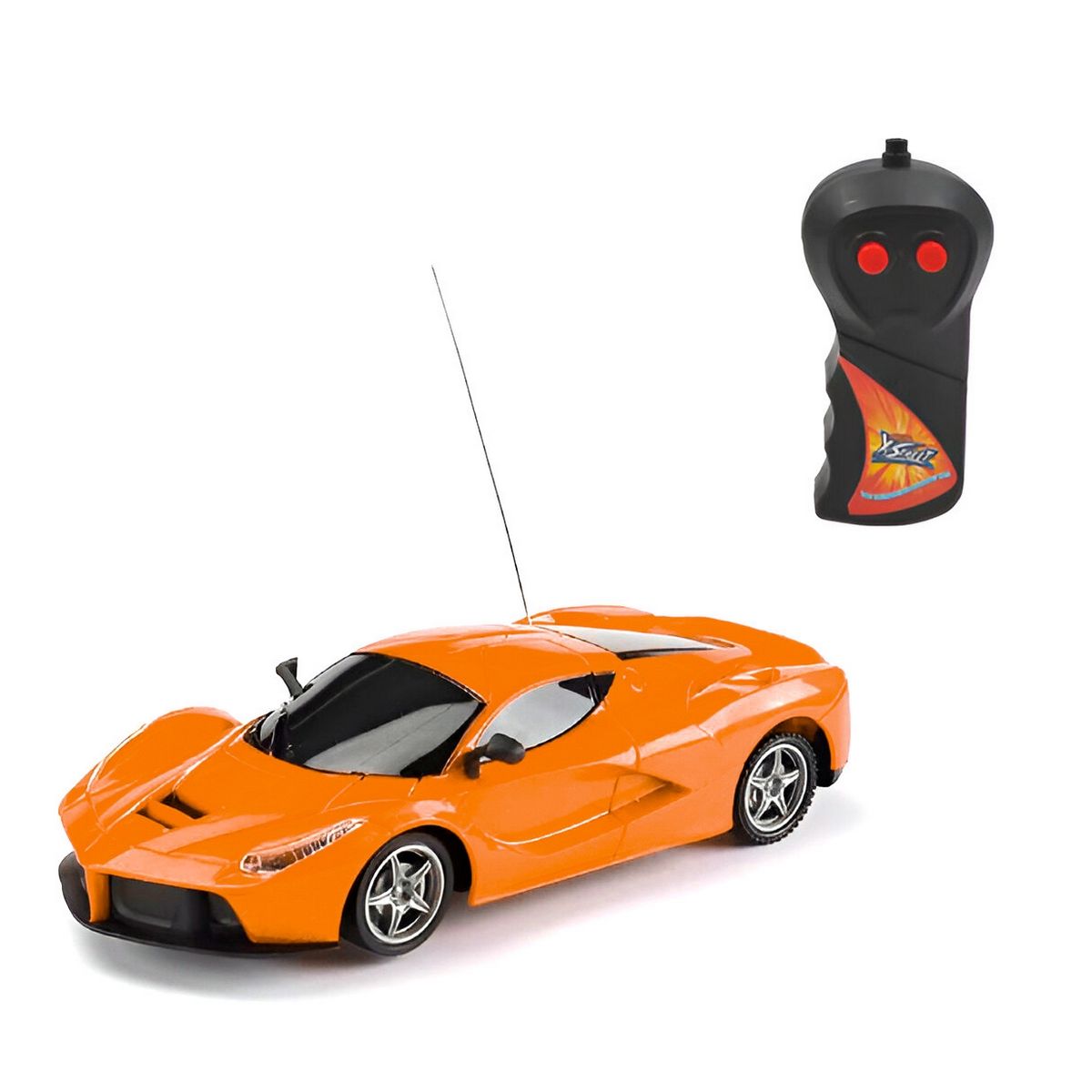 GENERICO - Carro Deportivo Control Remoto Racing Juguete + Baterias