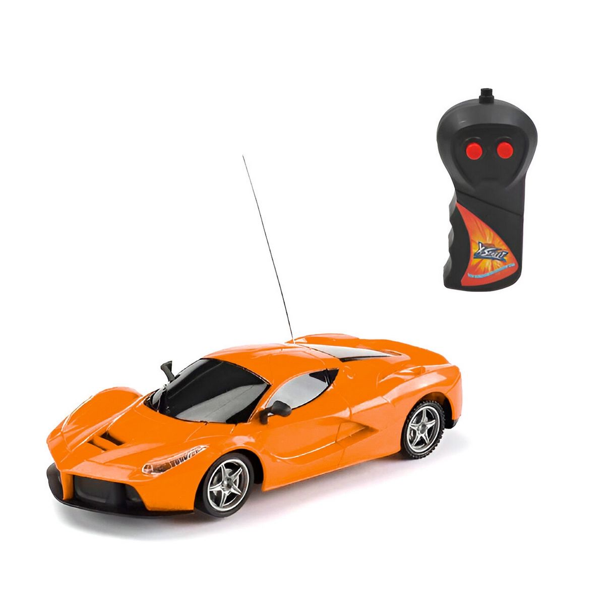 GENERICO - Carro Deportivo Control Remoto Racing Juguete + Baterias