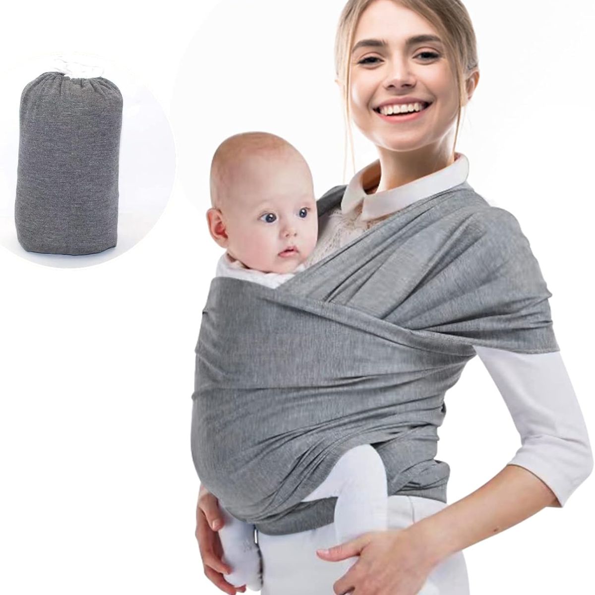 ONE PIXEL - Fular Para Bebé Rebozo Canguro Bebé Ergonómico Elástico