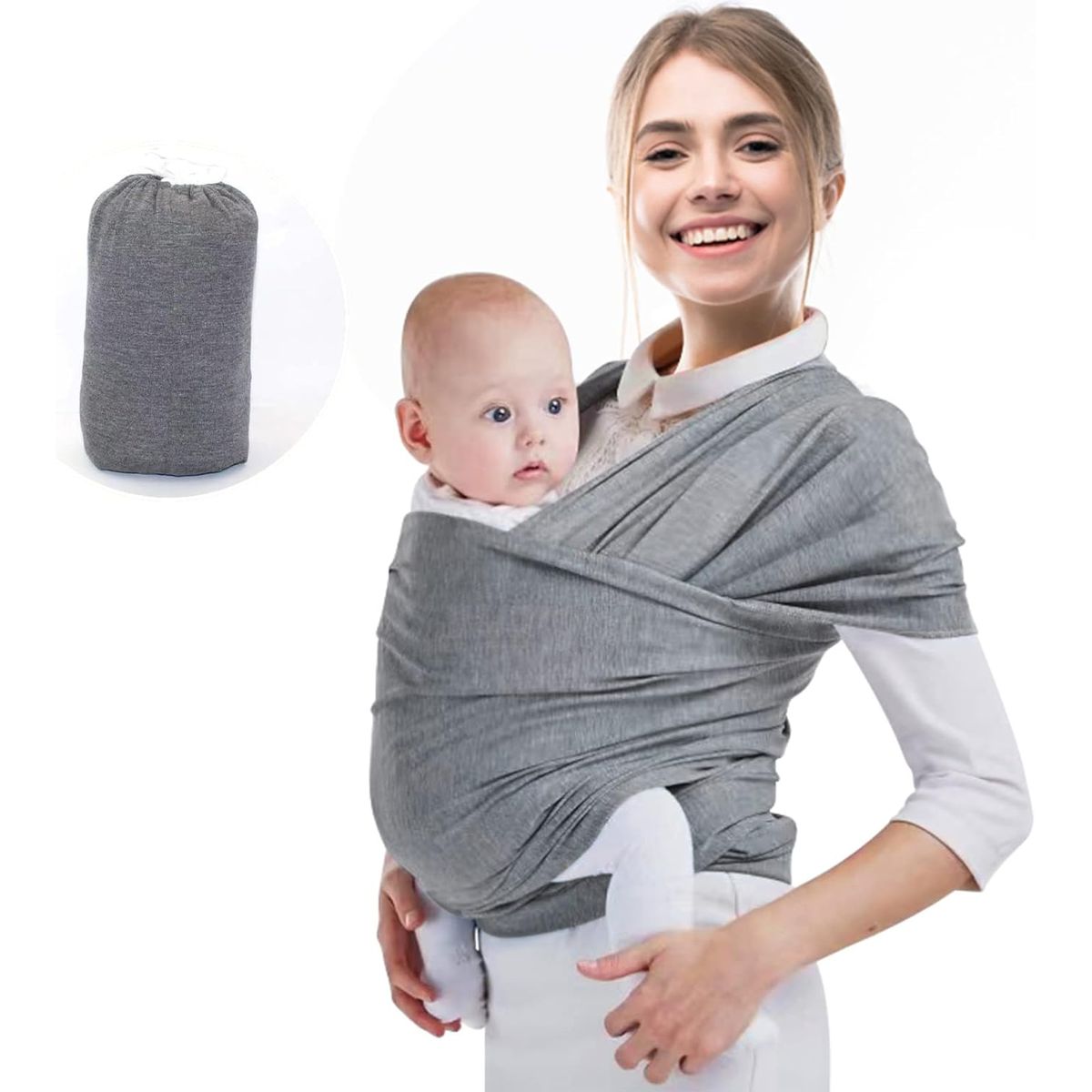 ONE PIXEL - Fular Para Bebé Rebozo Canguro Bebé Ergonómico Elástico