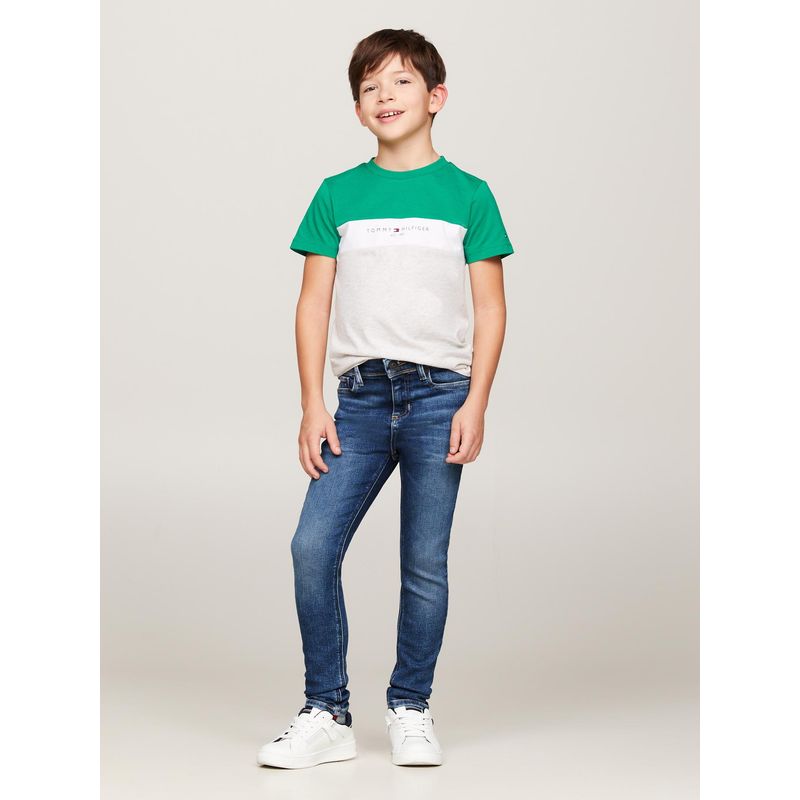 TOMMY HILFIGER - Jeans Azul Scanton Y Ajustados Para Niño Tommy Hilfiger