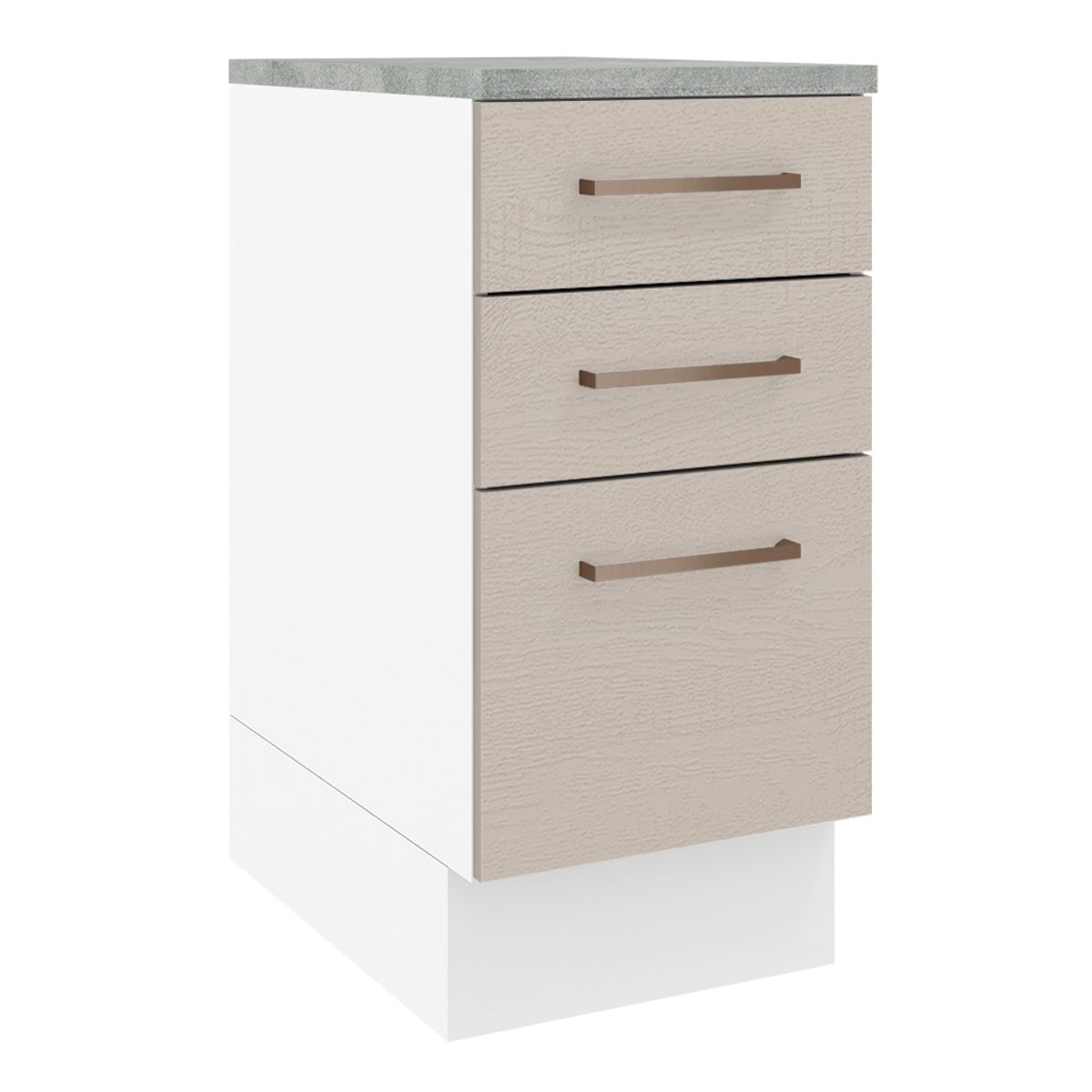 MADESA - Mueble de Cocina Bajo Agata 40 cm 3 Cajones