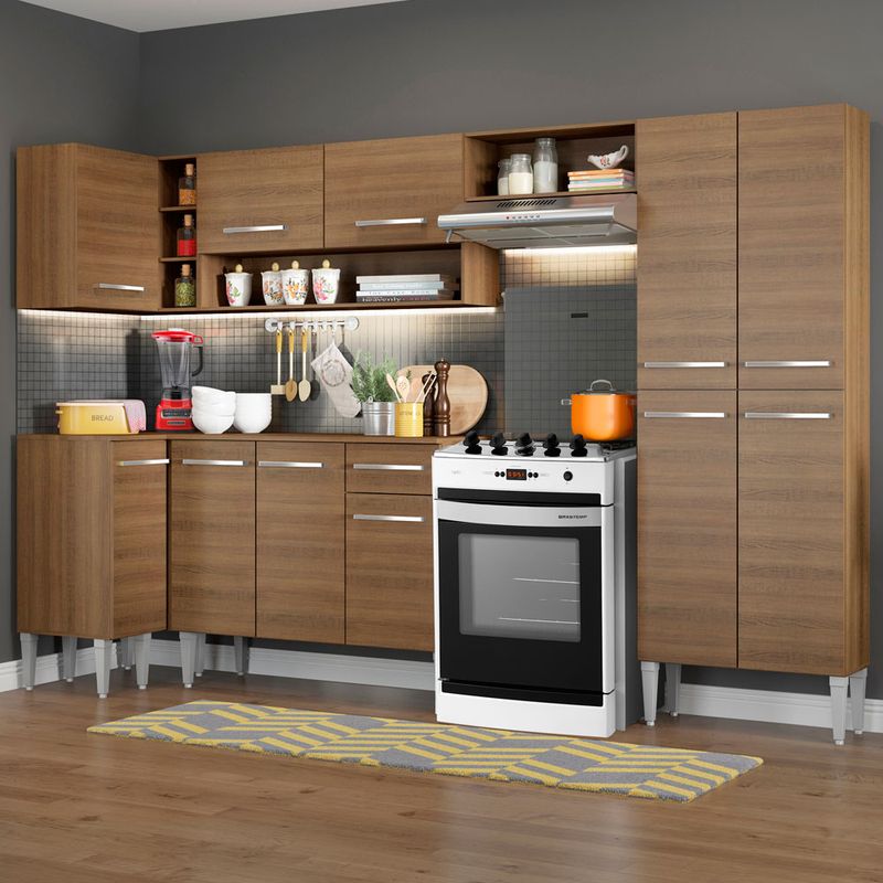 MADESA - Cocina Integral de Esquina Emilly Sun 3.50 m