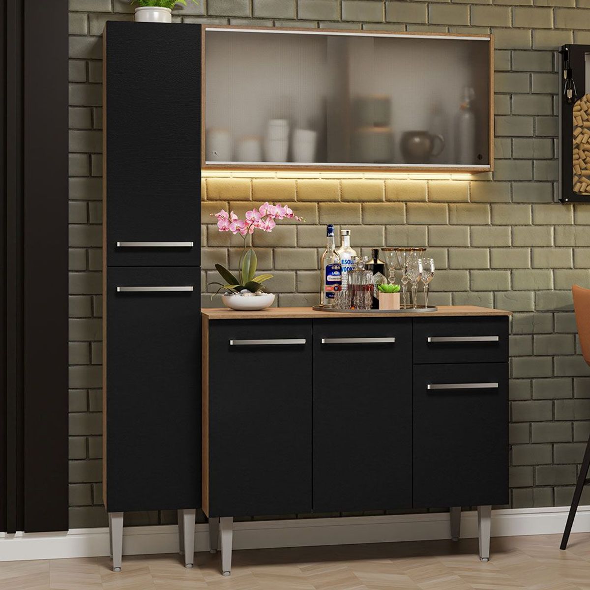 MADESA - Cocina Integral Emilly 1.40 Metros 05