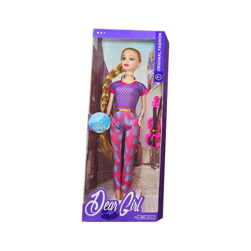 GENERICO - Muñeca Vestido Casual Violin Juguete Niñas Interactivo