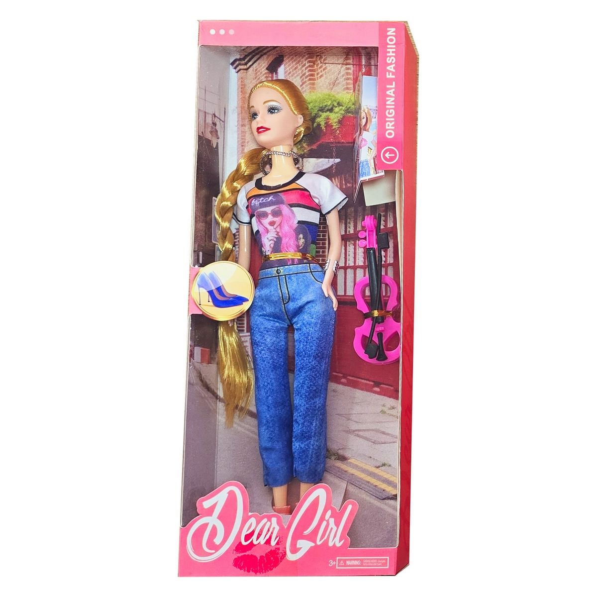 GENERICO - Muñeca Vestido Casual Violin Juguete Niñas Interactivo