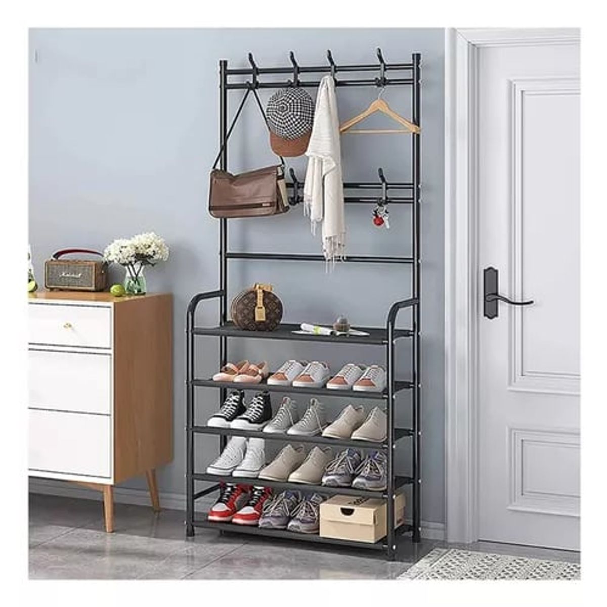 GENERICO - Organizador Multifuncional Perchero Para Zapatos y Abrigos