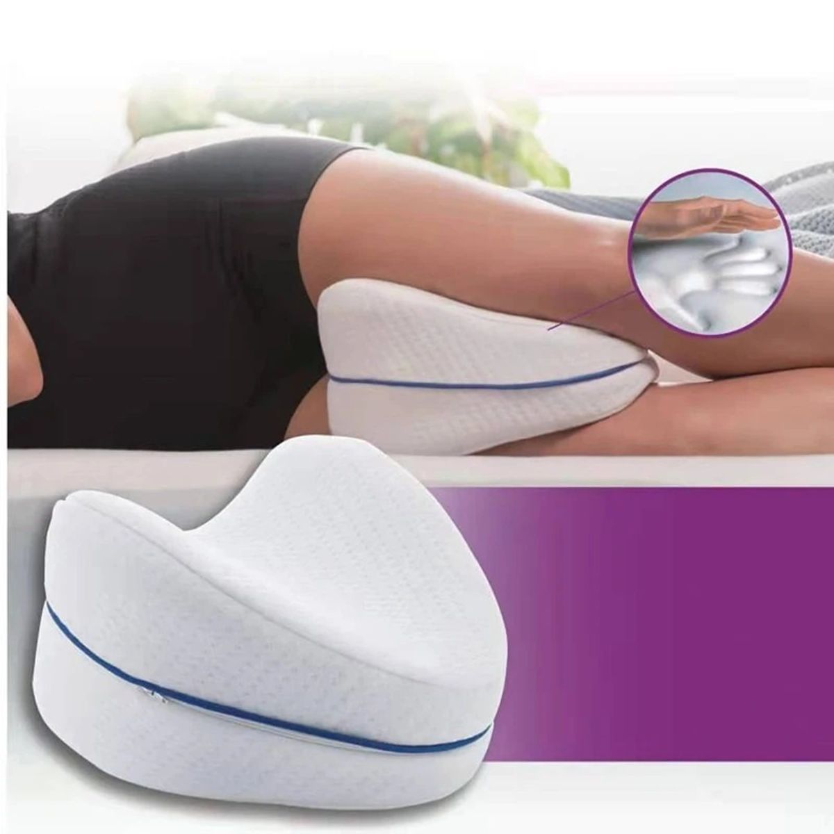 GENERICO - Almohada Para las Piernas Para Aliviar el Dolor Lumbar