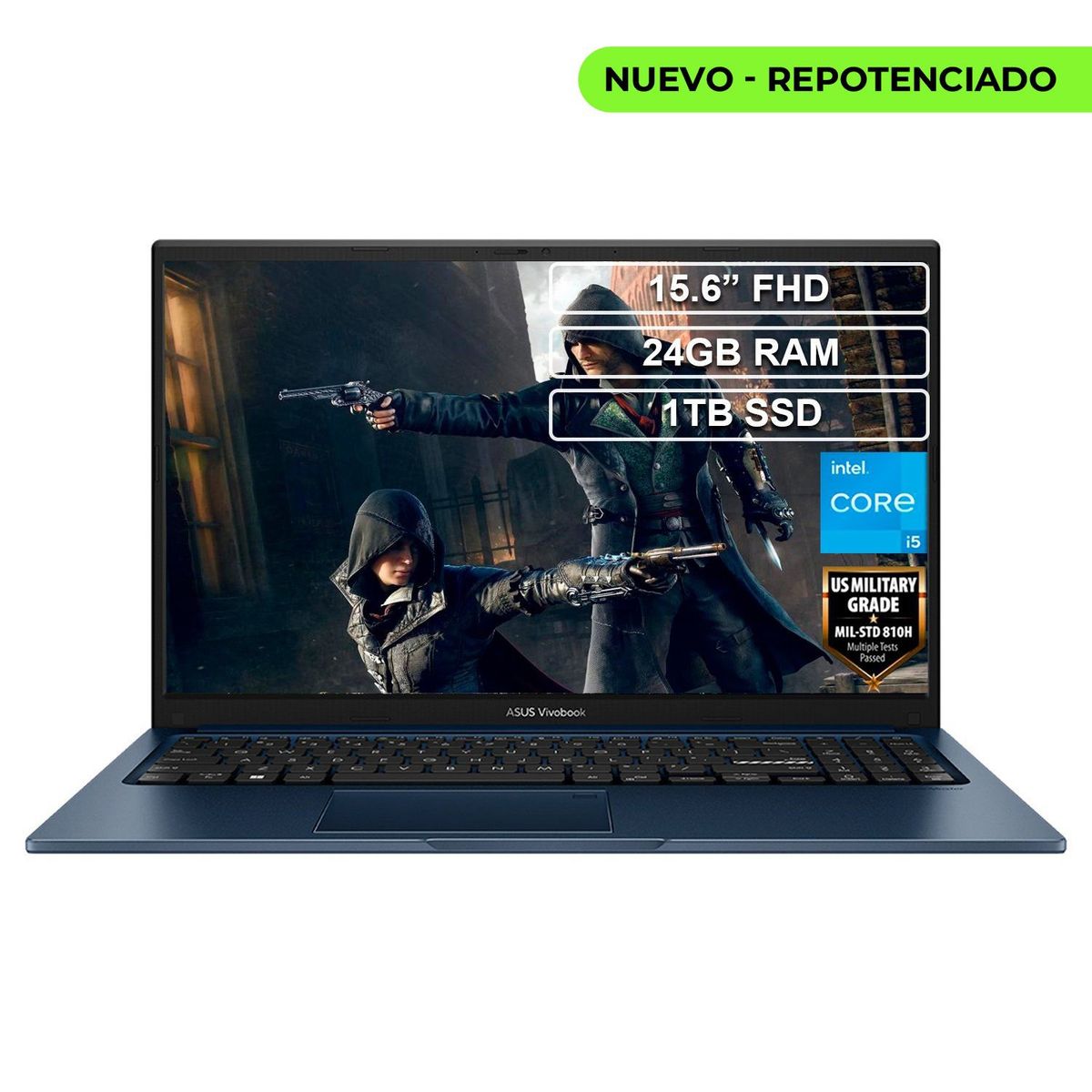 ASUS - Portátil Asus X1504ZA Core i5 1235U 24gb 1TB 15 IPS VIVOBOOK