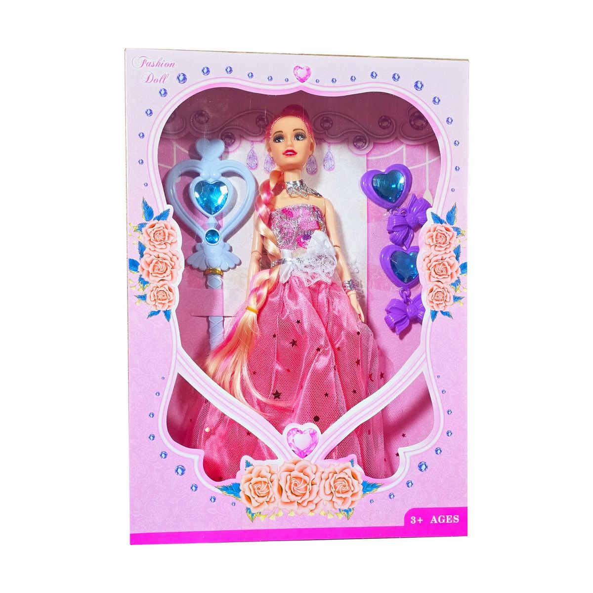 GENERICO - Muñeca Vestido Reina Princesa Varita Magica Accesorios Niñas
