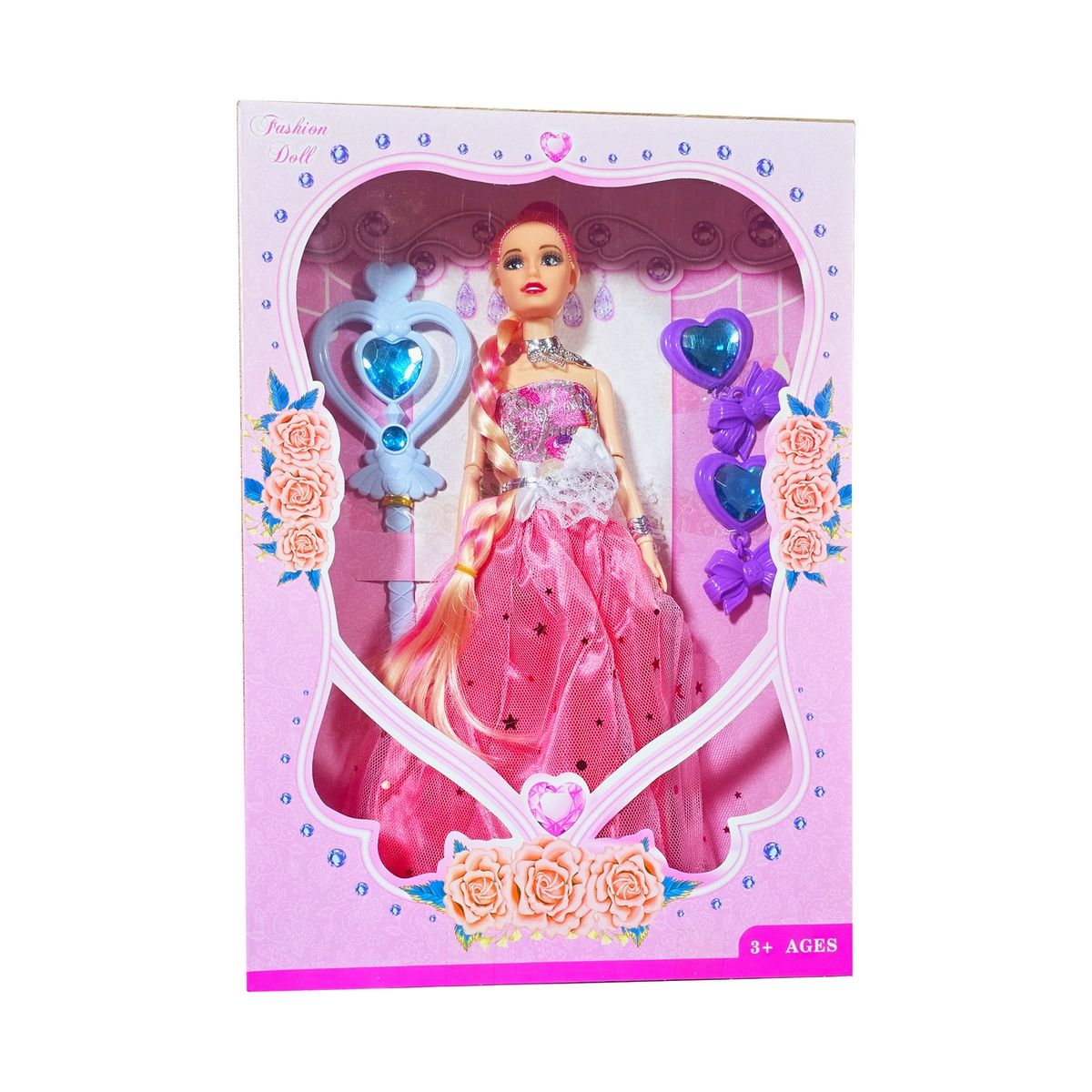 GENERICO - Muñeca Vestido Reina Princesa Varita Magica Accesorios Niñas