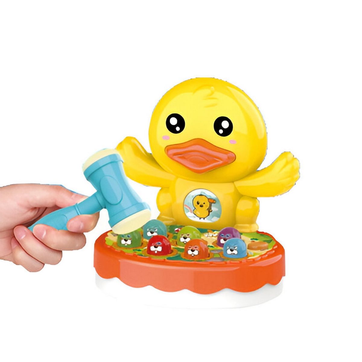 DAYOSHOP - Juego De Mesa Golpea Al Topo Martillo Pato + Baterias