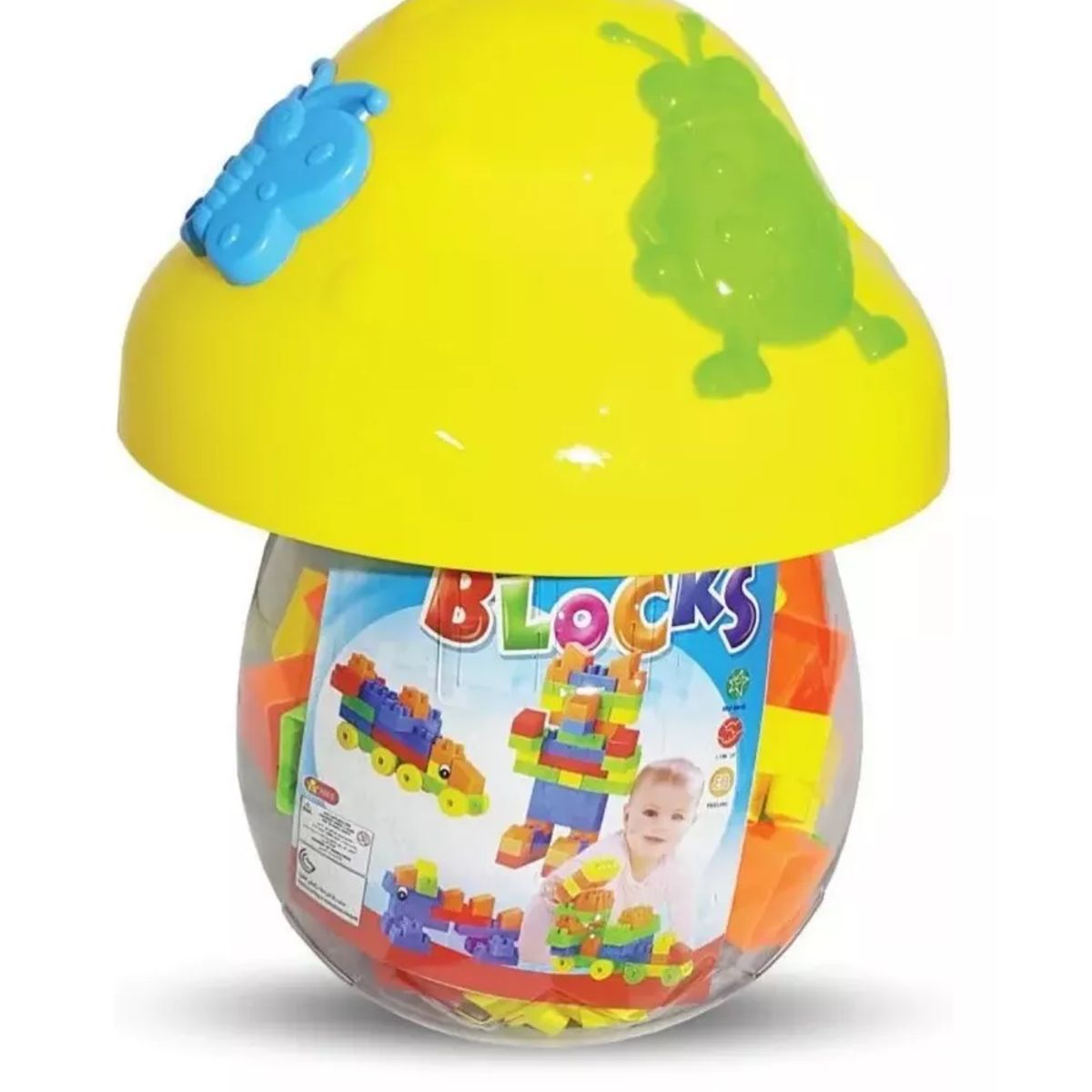 GENERICO - Kit De Bloques De Contrsuccion Para Niños Con Ruedas 45pcs