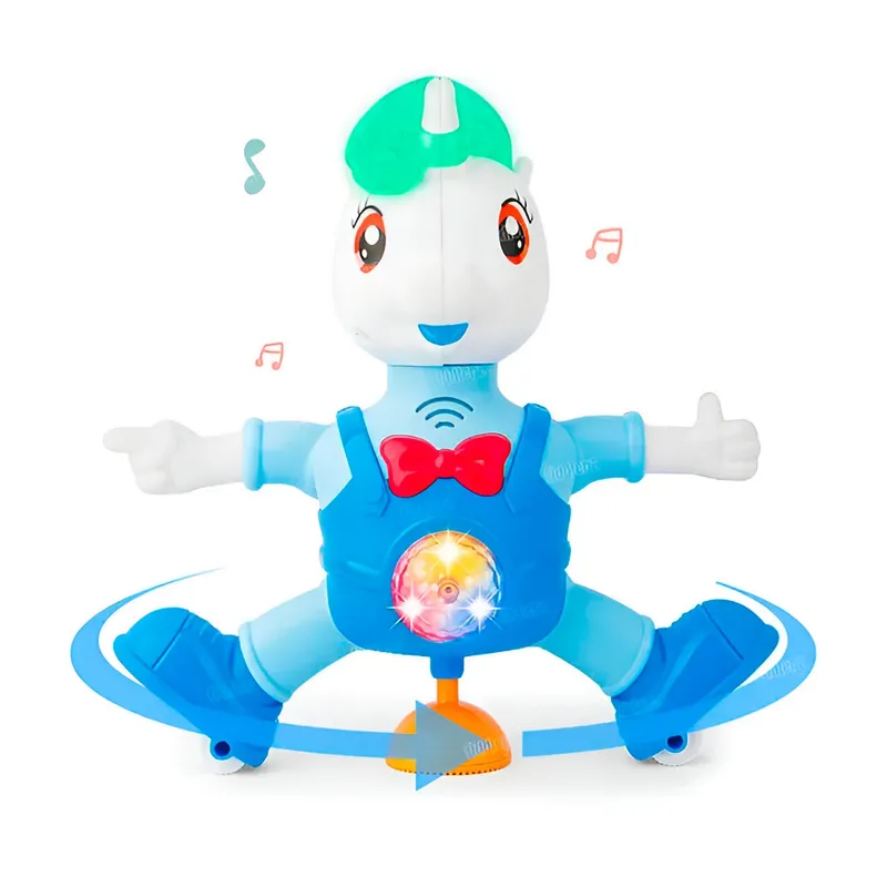 DAYOSHOP - Robot Unicornio Interactivo Musical Juguete Niños + Baterias