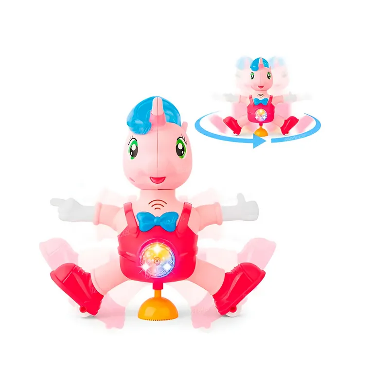 DAYOSHOP - Robot Unicornio Interactivo Musical Juguete Niños + Baterias