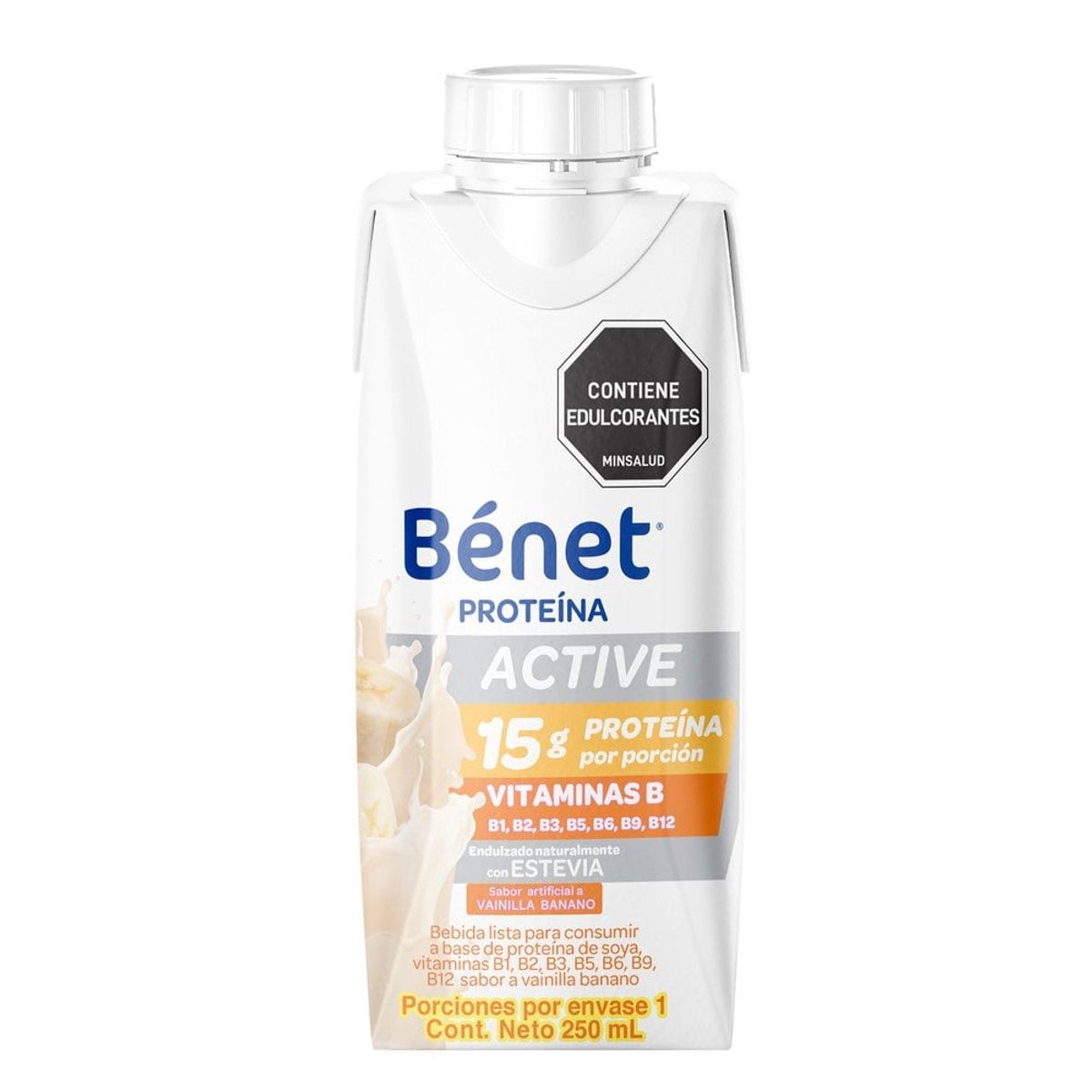 BENET - Benet Active Vainilla Banano X 250ml