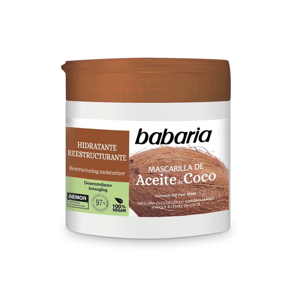 BABARIA - Mascarilla Capilar Babaria Aceite De Coco X 400ml