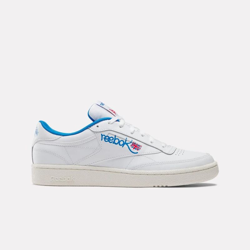 REEBOK - Tenis Hombre Reebok Club C 85 - Blanco-Azul