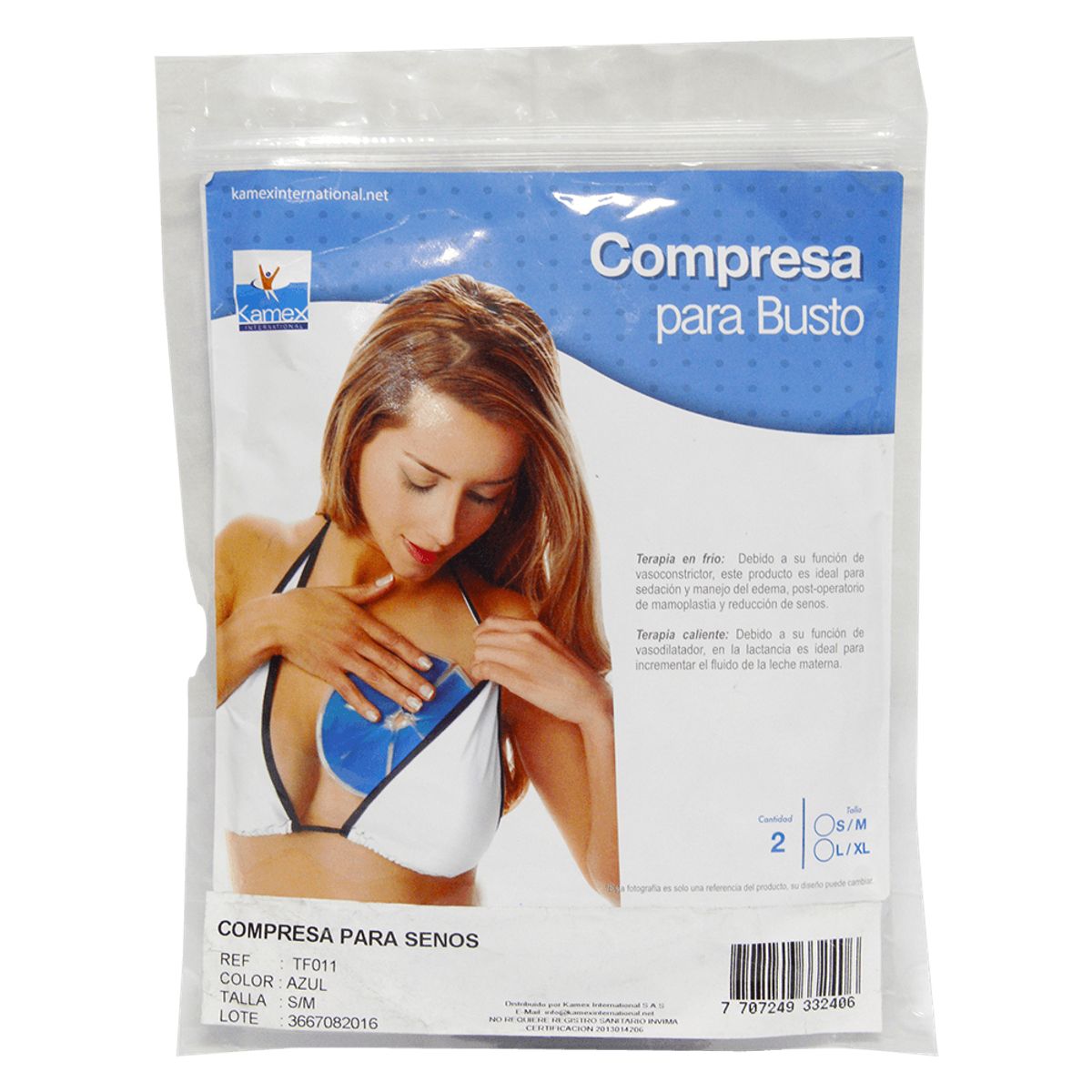 KAMEX - Kamex Compresa Frio/Calor Para Senos Talla S/M