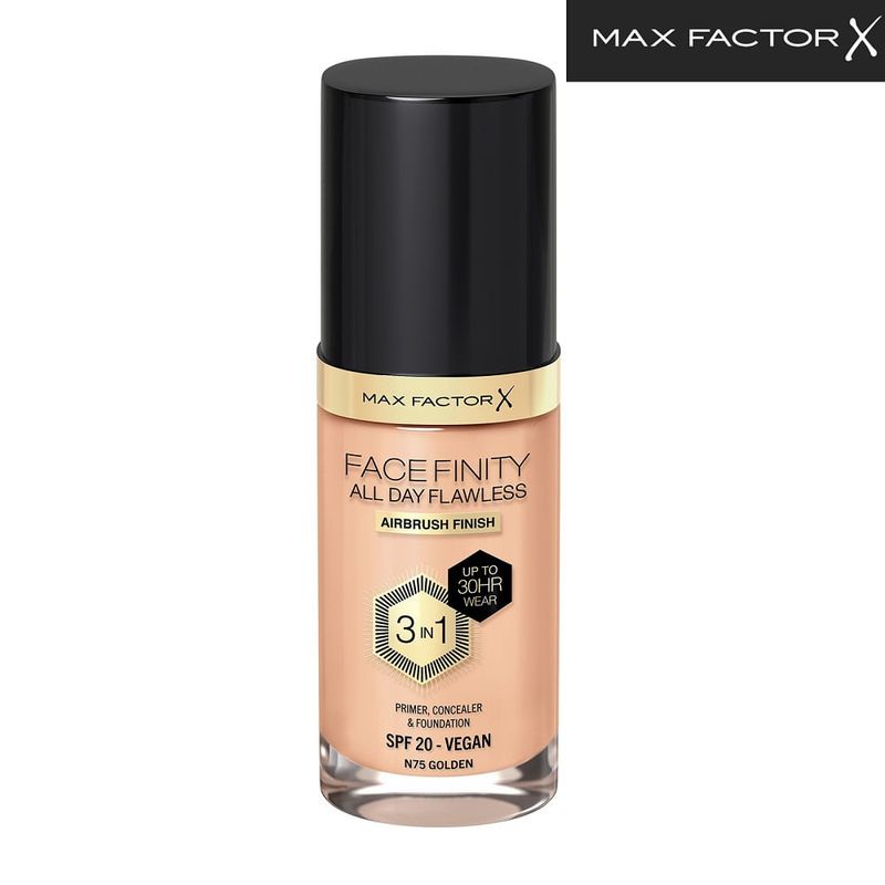 MAX FACTOR - Base Facefinity Max Factor 75 Golden 3 en 1 X 30ml