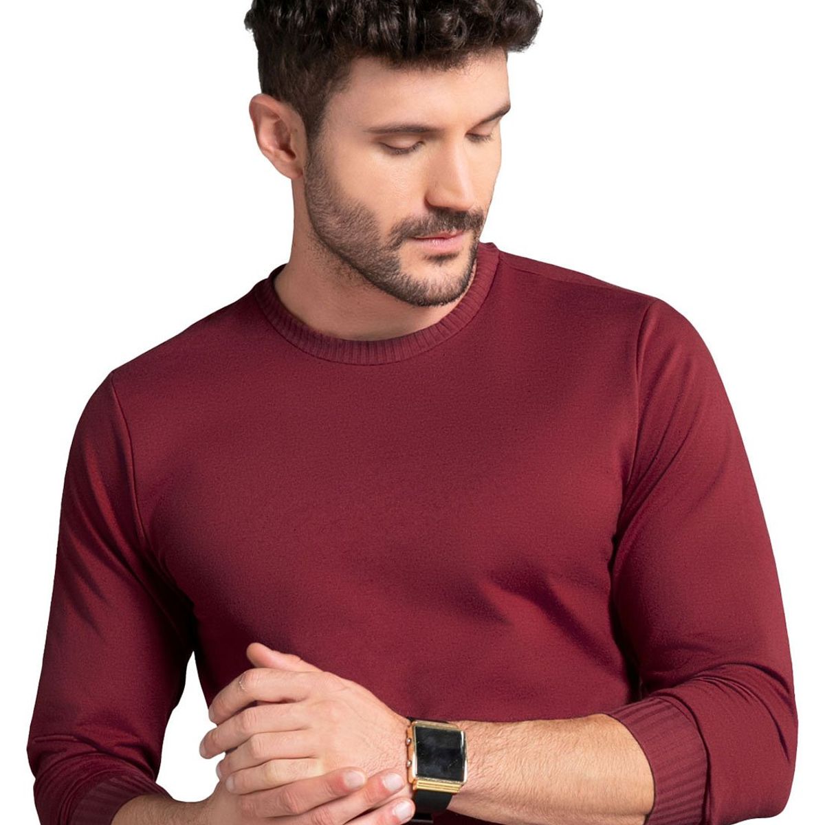 MARKETING PERSONAL - Buzo Hombre Vinotinto Mp 86579