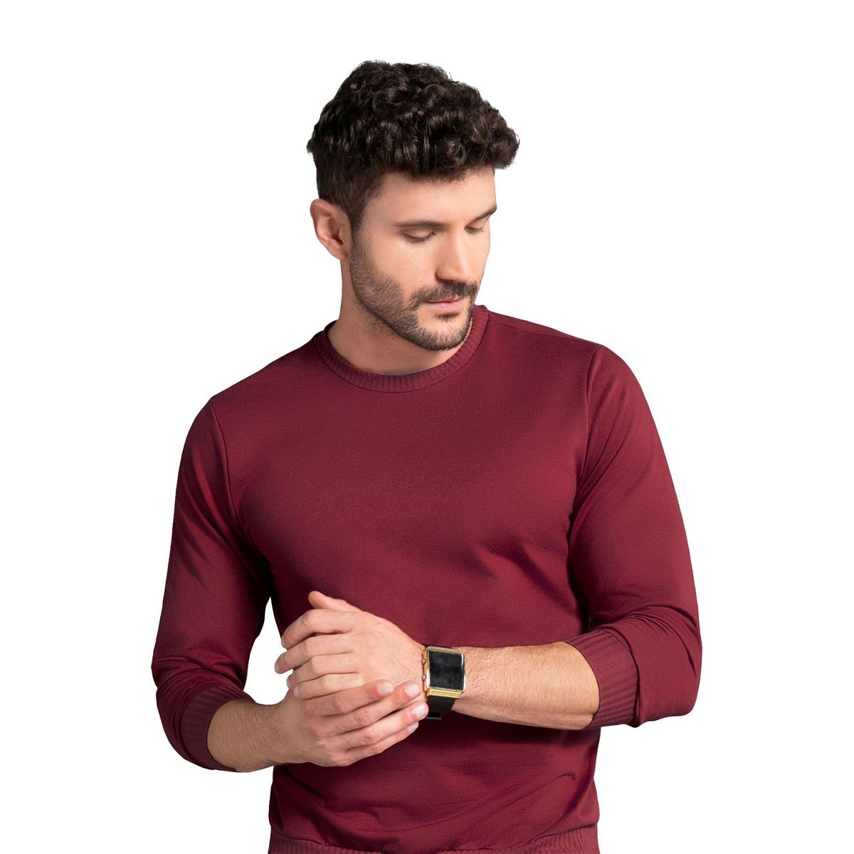 MARKETING PERSONAL - Buzo Hombre Vinotinto Mp 86579