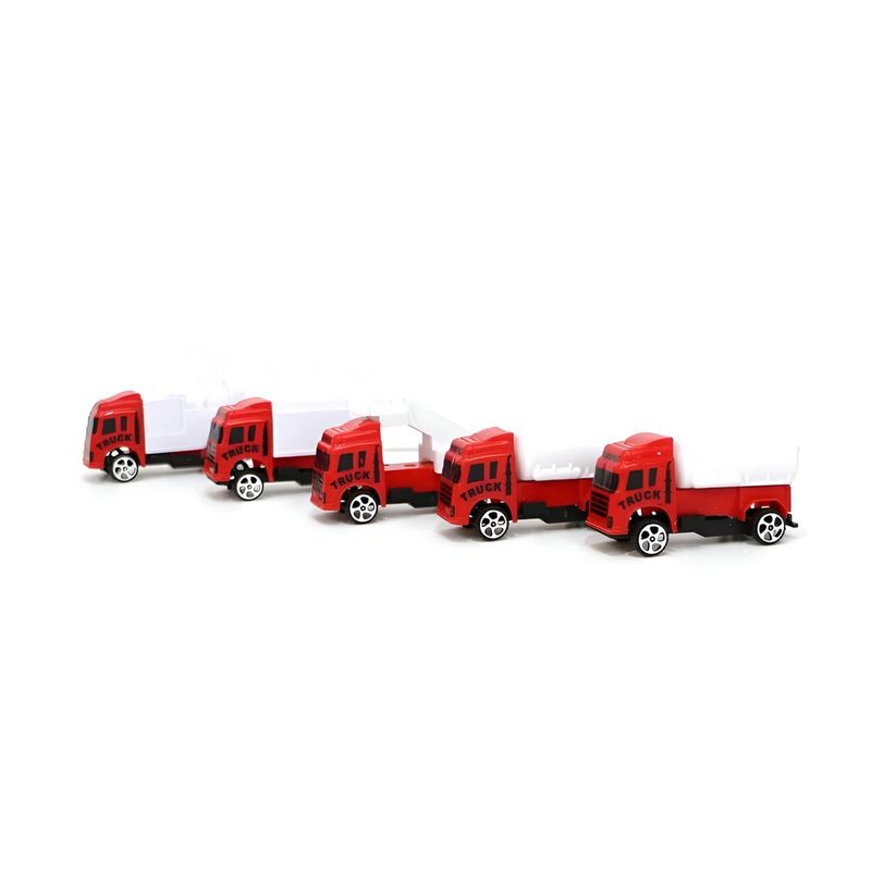 GENERICO - Carro Camion Bomberos Linea Roja Juguete X 12 Unidades