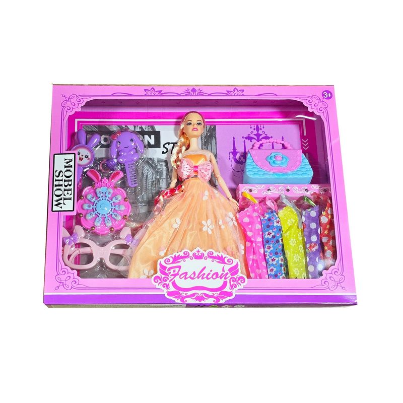 DAYOSHOP - Muñeca Vestidos Accesorios Conejo Princesa Juguete Niñas