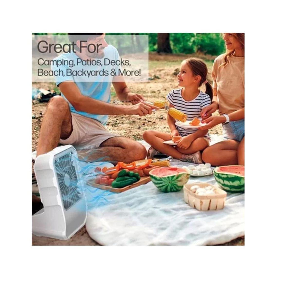 GENERICO - Enfriador Evaporativo Ventilador Aire Acondicionado 1 Litro