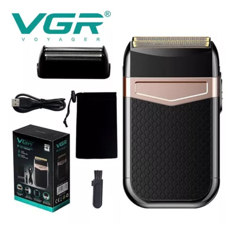 VGR - Maquina Afeitadora Electrica Recargable VGR 331