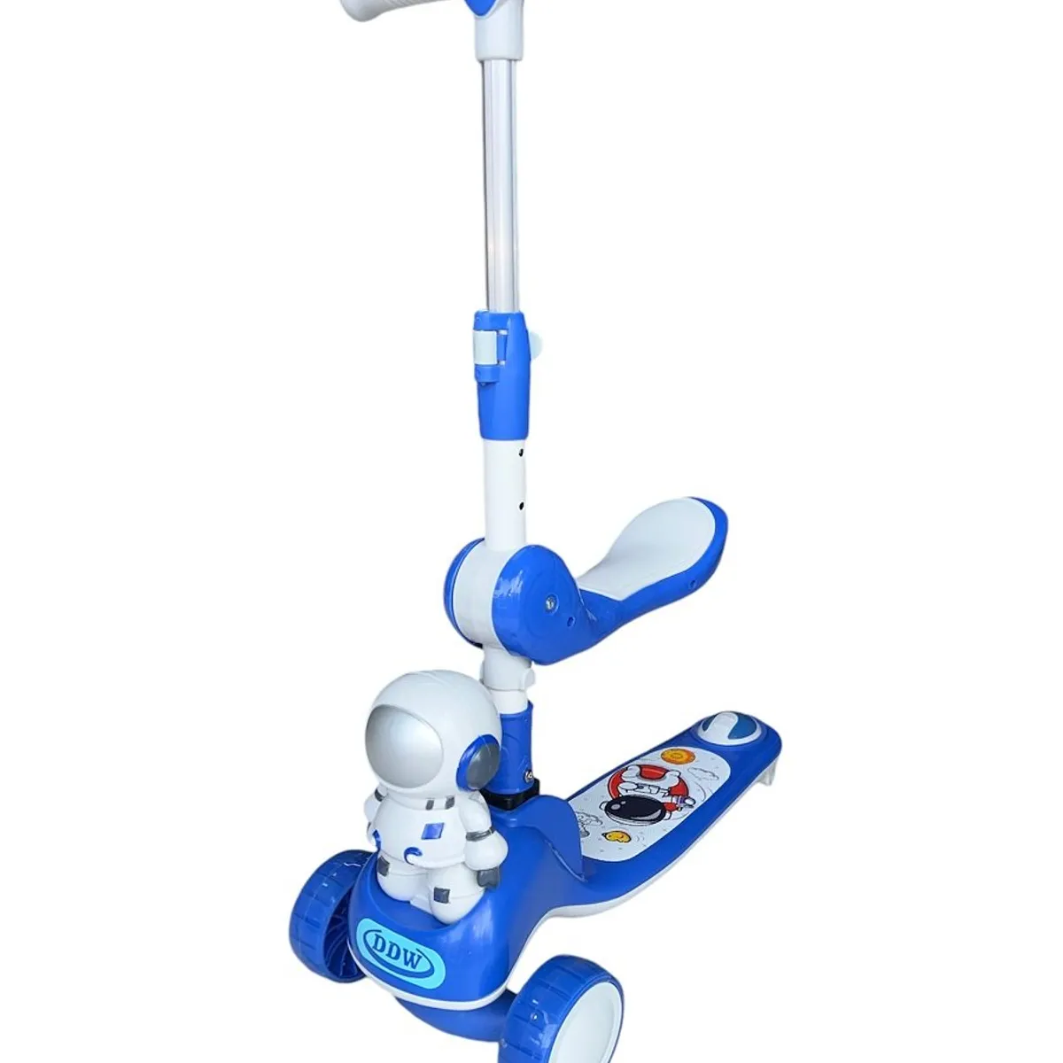 GENERICO - Patineta Scooter Monopatín Con Silla Con Luces Led Y Sonido