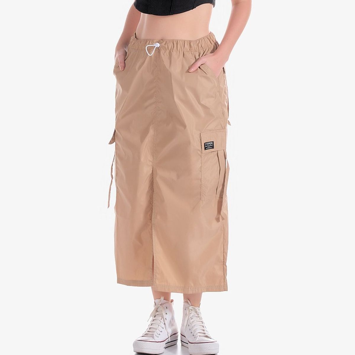 TYPER - Falda Tipo Cargo Para Mujer Typer