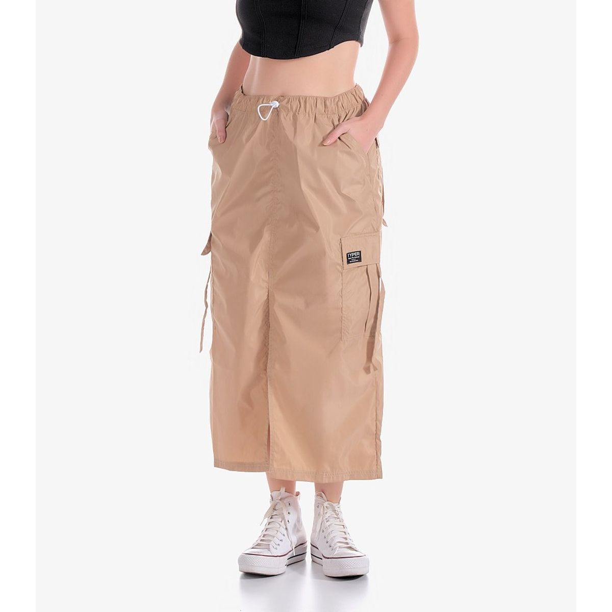 TYPER - Falda Tipo Cargo Para Mujer Typer