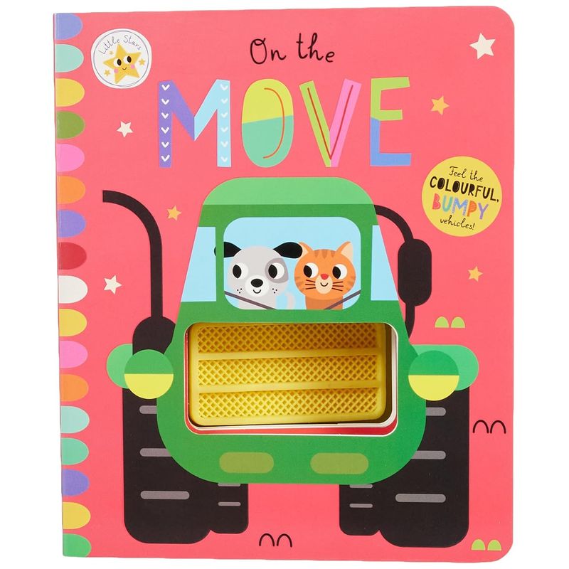 JUGANDO Y EDUCANDO - Libro Infantil Estimulación En Movimiento Textura Bebés