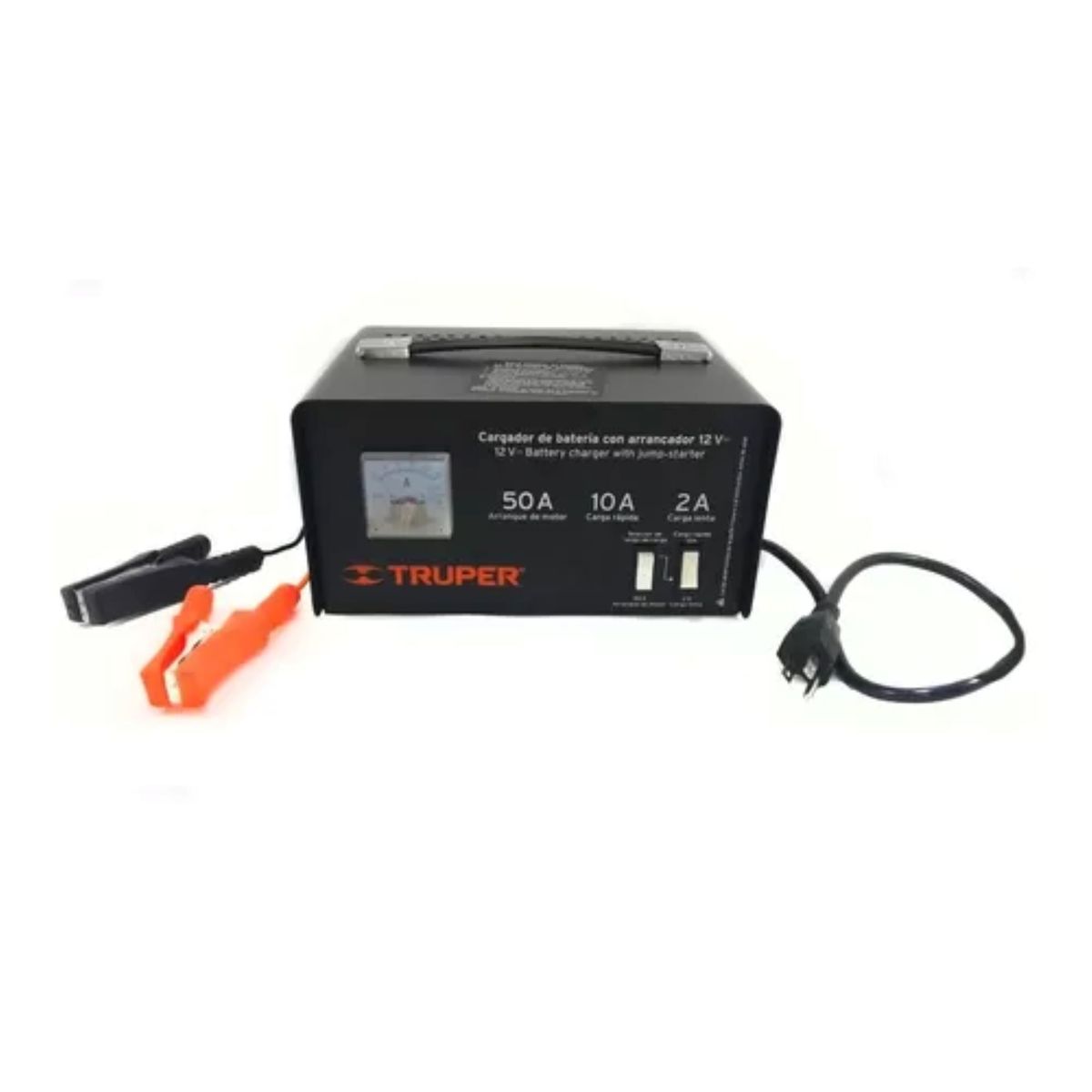 TRUPER - Cargador De Baterías 12v Con Arrancador Profesional Truper