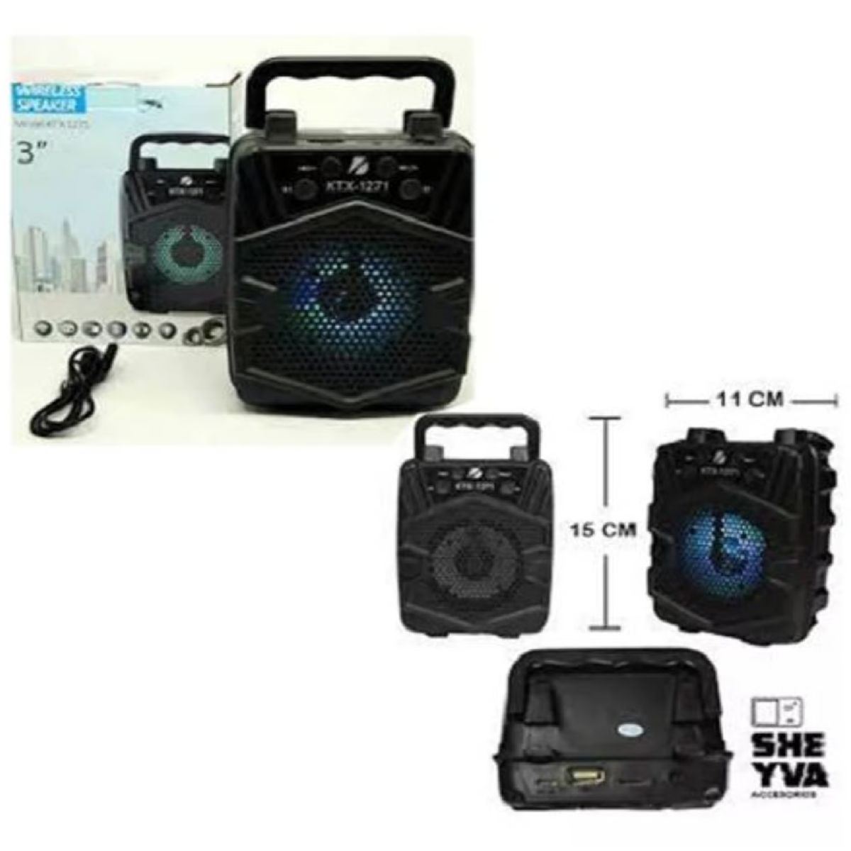 GENERICO - PARLANTE RECARGABLE GTS  BLUETOOYH