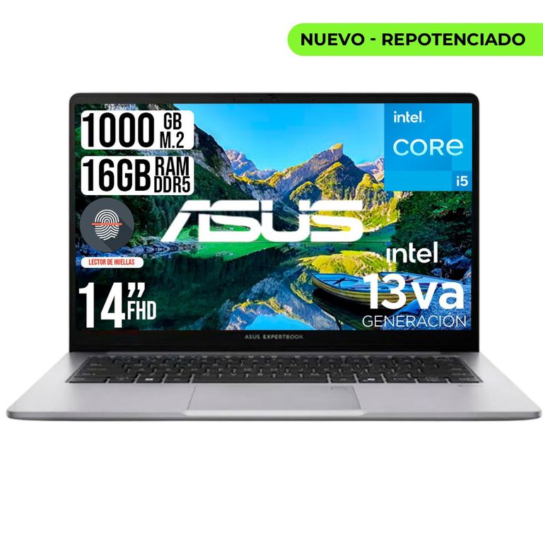 PORTATIL ASUS INTEL CORE i5-13420H SSD 1TB RAM 16GB LED 14 FHD