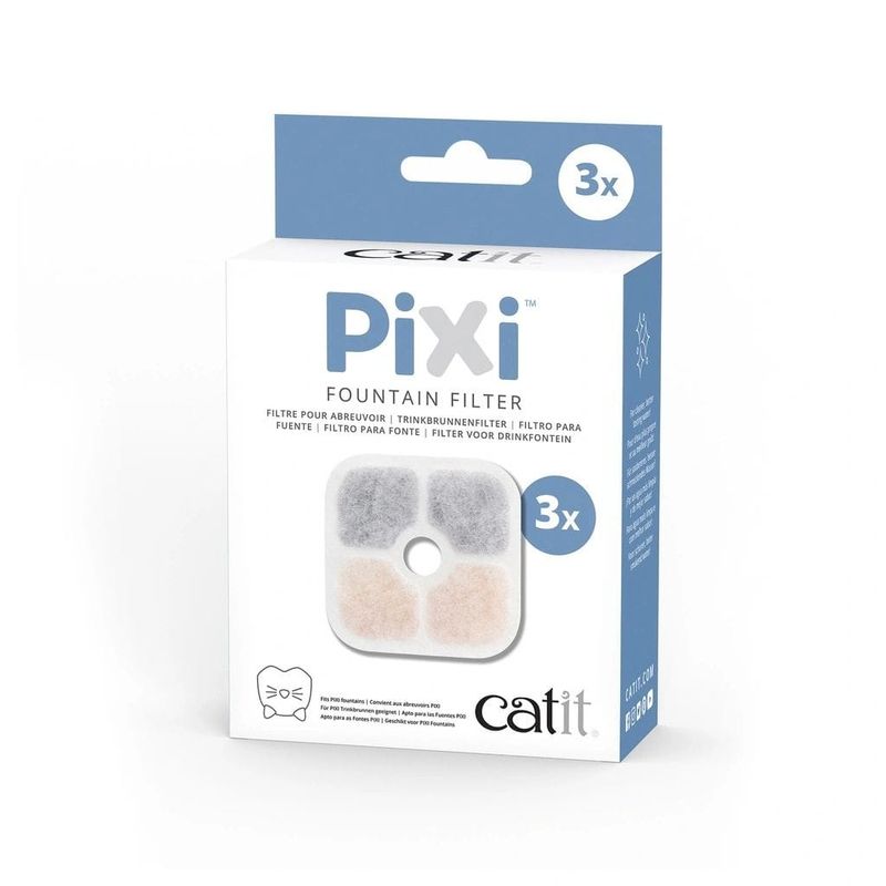 CATIT - Catit Repuesto Filtro para Fuente de Agua Pixi Paquete x3und