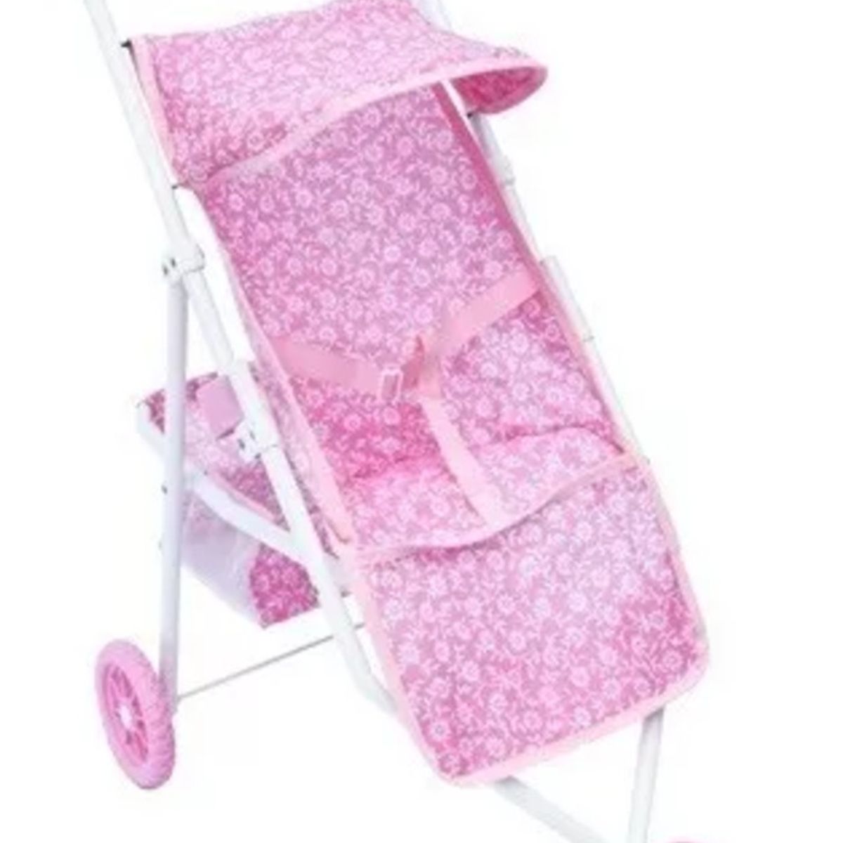 JUGANDO Y EDUCANDO - Juguete Infantil Coche De Muñecas Rosado Para Niñas